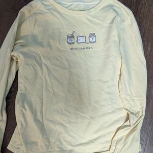 Small long sleeve life is good shirt